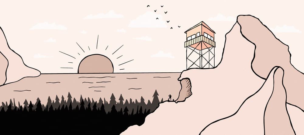 Deskmat thumbnail Firewatch